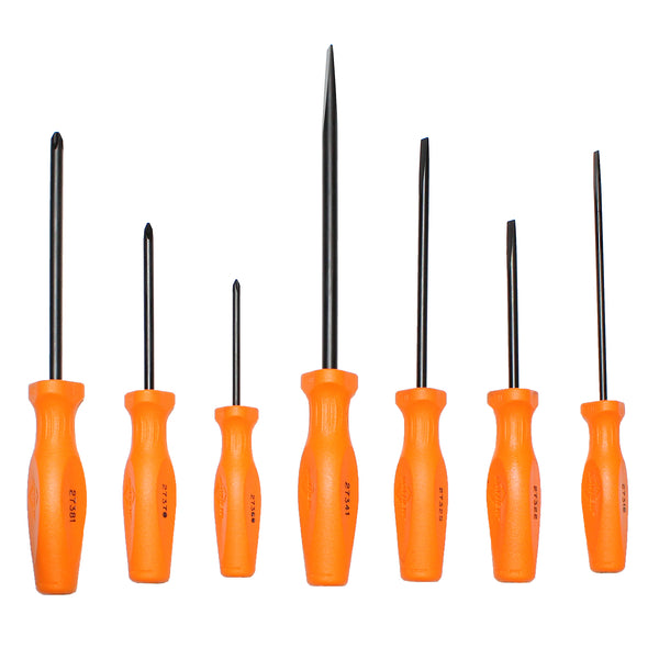 6 Piece Long Slotted and Phillips Screwdriver Set